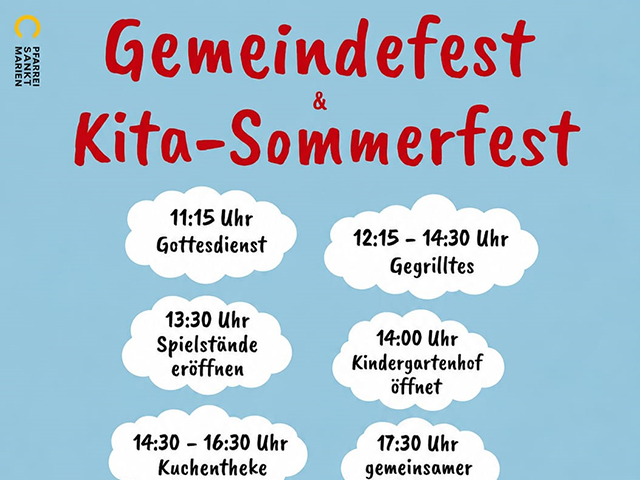 Gemeindefest und Kita-Sommerfest in Sankt Elisabeth